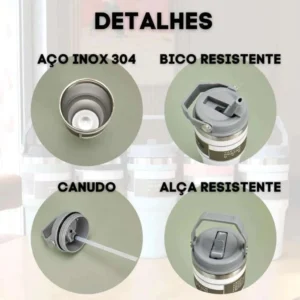 COPO TERMICO ACO INOX VACUUM BOTTLE 890ML - Image 8