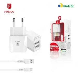 Kit Carregador Cabo Tipo-C USB Fancy FJ-01C - Image 3